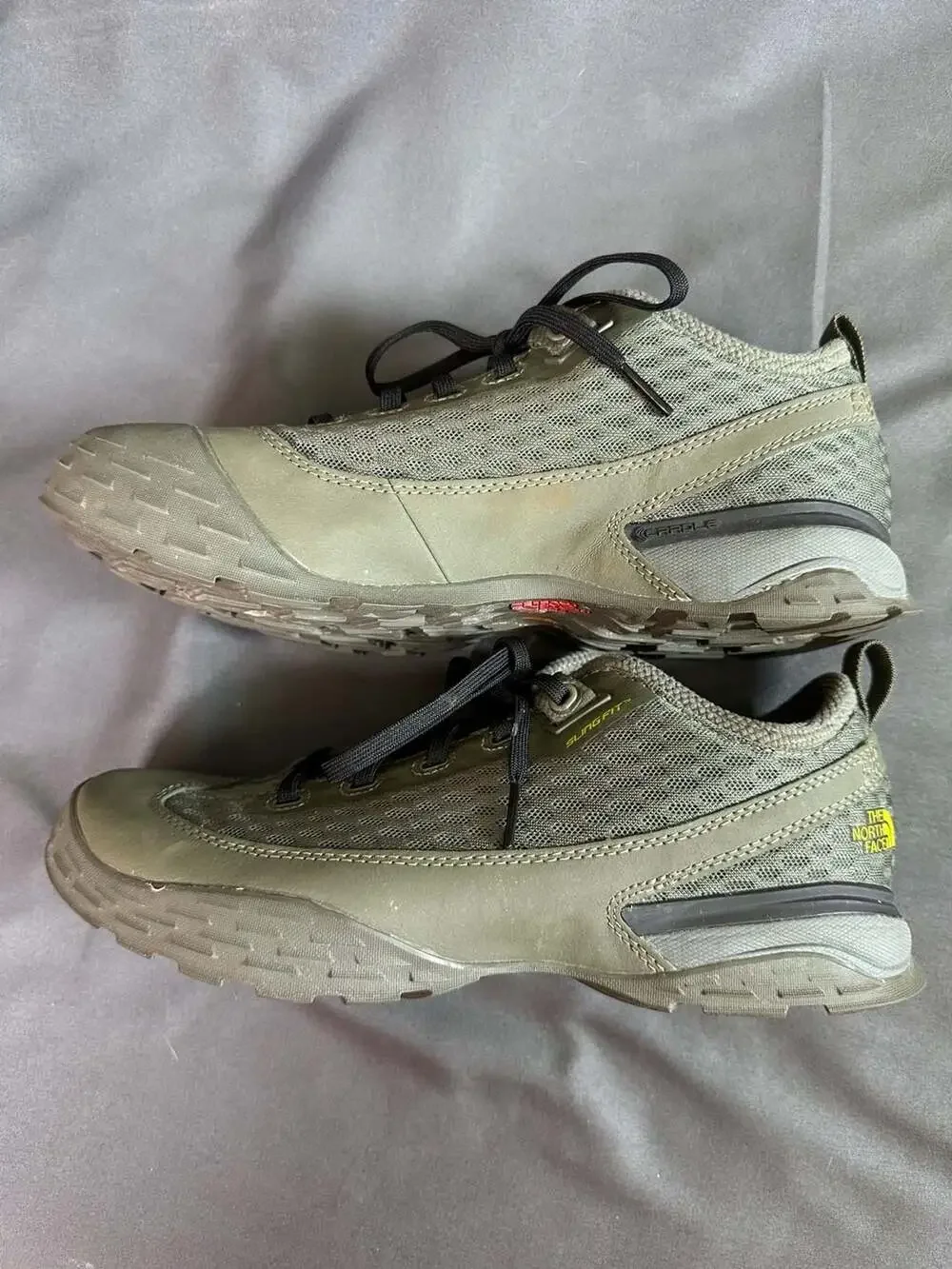 The North Face One Trail Sling Fit Size US 9 Olive Green Sneakers